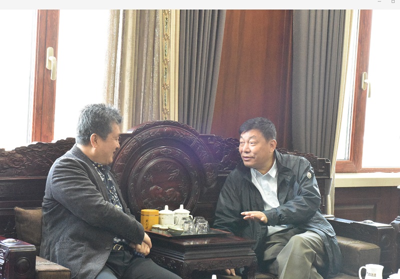 中倉協(xié)藥材分會王春錄會長來企調(diào)研